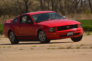 Illustration for article titled That time I Autocrossed my sister's Mustang